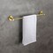 Kibi Circular Bathroom 18" Towel Bar - Brush Gold KBA1407BG - alternate 9